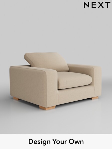 Tweedy Blend Easy Clean/Light Sand Beige N. Premium The Snuggle Grand (Q61996) | £1,299