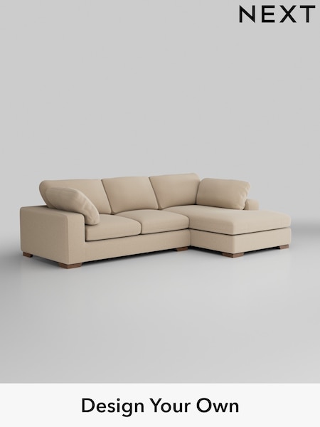 Tweedy Blend Easy Clean/Light Sand Beige N. Premium The Snuggle Grand (Q61996) | £2,650