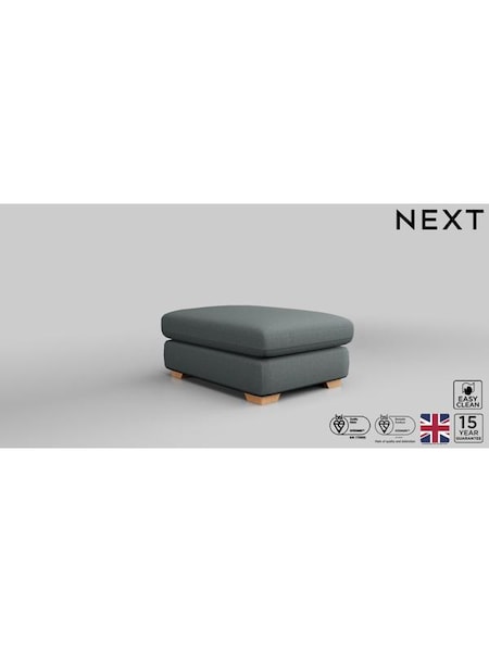 Tweedy Blend Easy Clean/Mid Slate Teal Green N. Premium The Snuggle Grand (Q62001) | £575