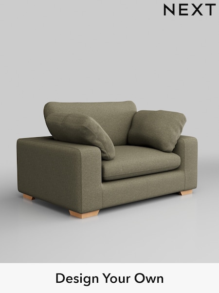 Tweedy Chenille/Mid Moss Green N. Premium The Snuggle Grand (Q62009) | £1,499