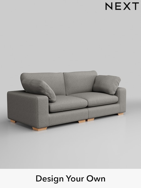 Woven Chenille Easy Clean/Light Grey N. Premium The Snuggle Grand (Q62011) | £1,899