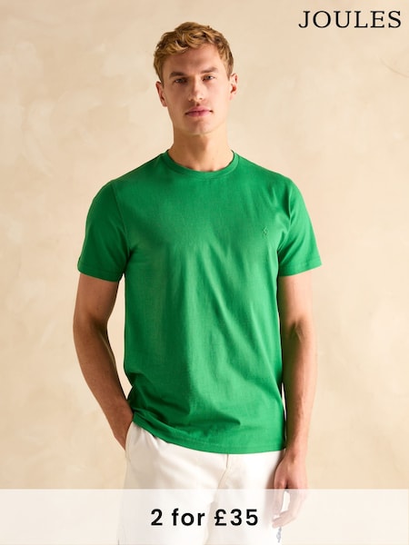 Joules Everyday Green Crew Neck T-Shirt (Q62017) | £20