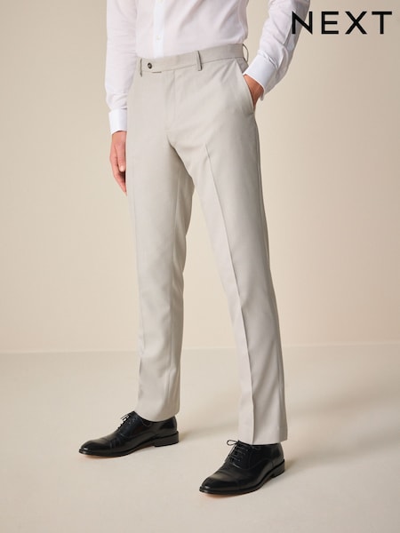 Neutral Slim Fit Textured Suit Trousers (Q62647) | £35