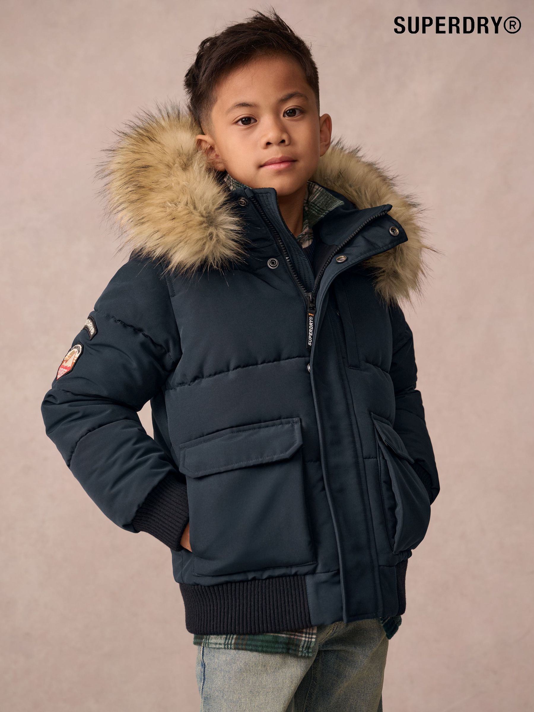 Buy Boys Superdry Short Coats Online Next UK
