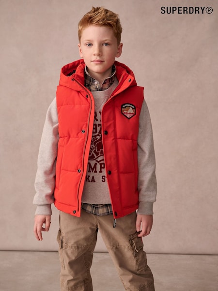 Superdry Orange Everest Padded Gilet (Q63044) | £40 - £42