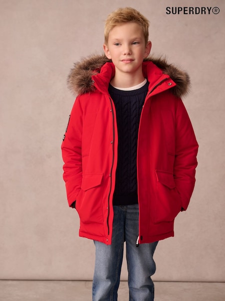 Superdry Red Everest Parka Coat (Q63051) | £64 - £66