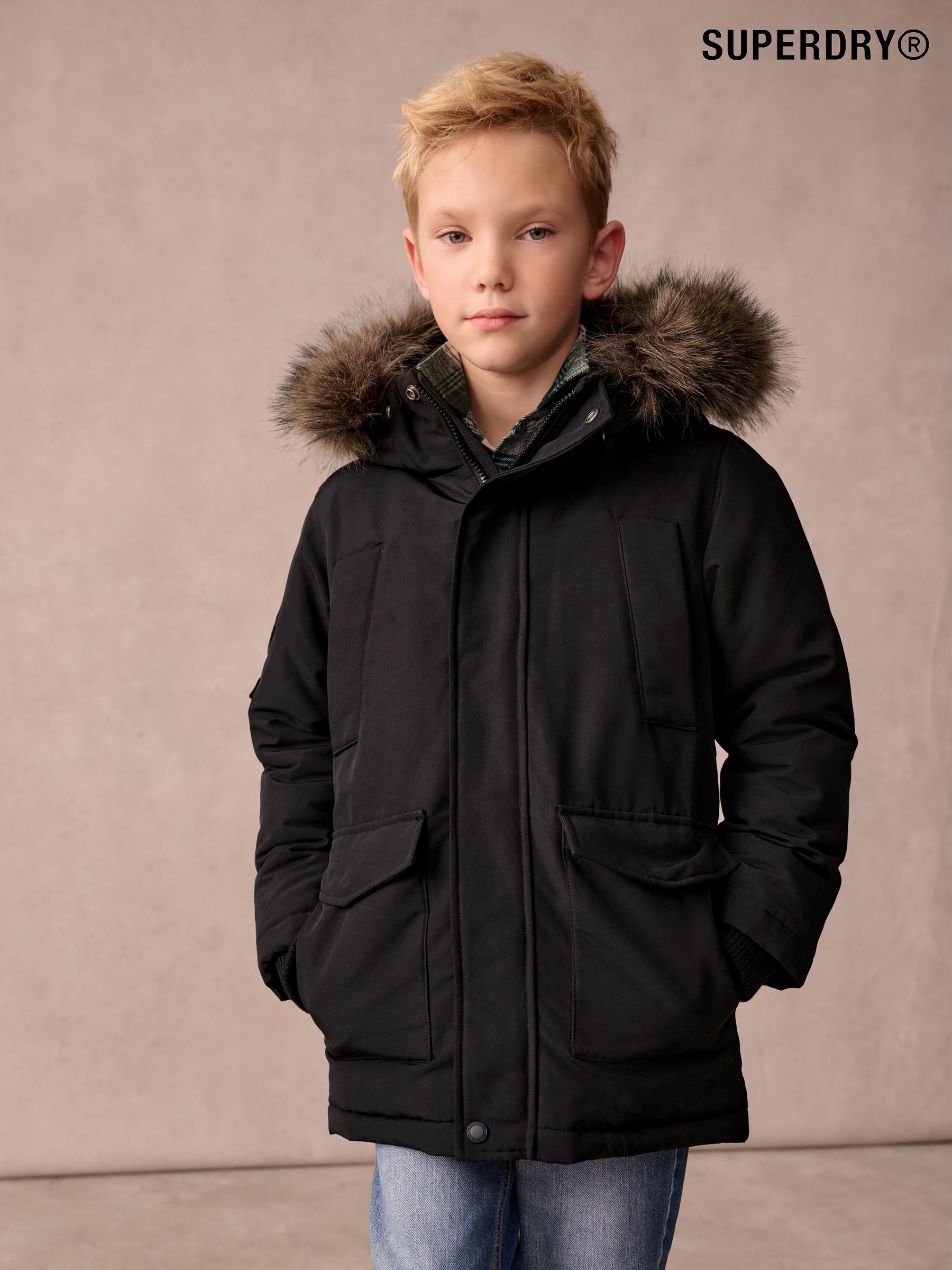 Superdry childrens coats cheap