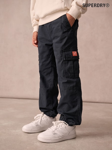 Superdry Navy Cargo Trousers (Q63068) | £33 - £35