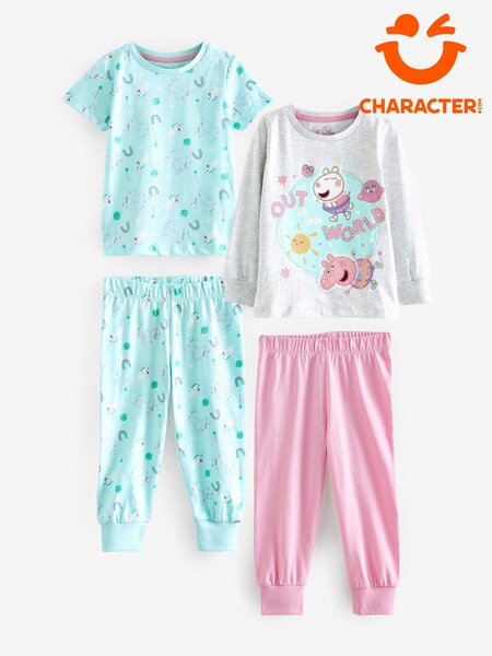 Character Blue Peppa Pig Pyjamas 2 Pack (Q63853) | £10
