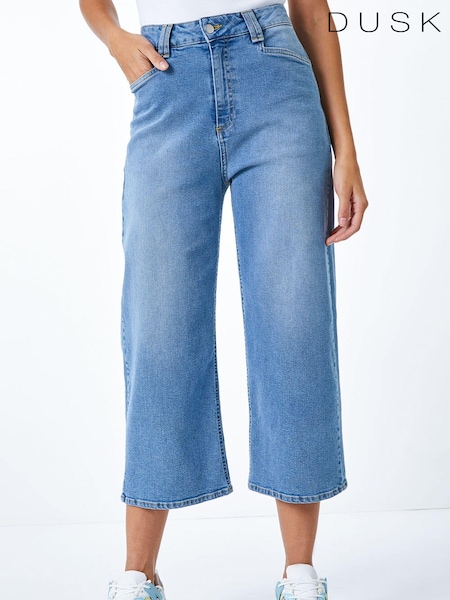 Dusk Blue Denim Culotte Jeans (Q64430) | £42