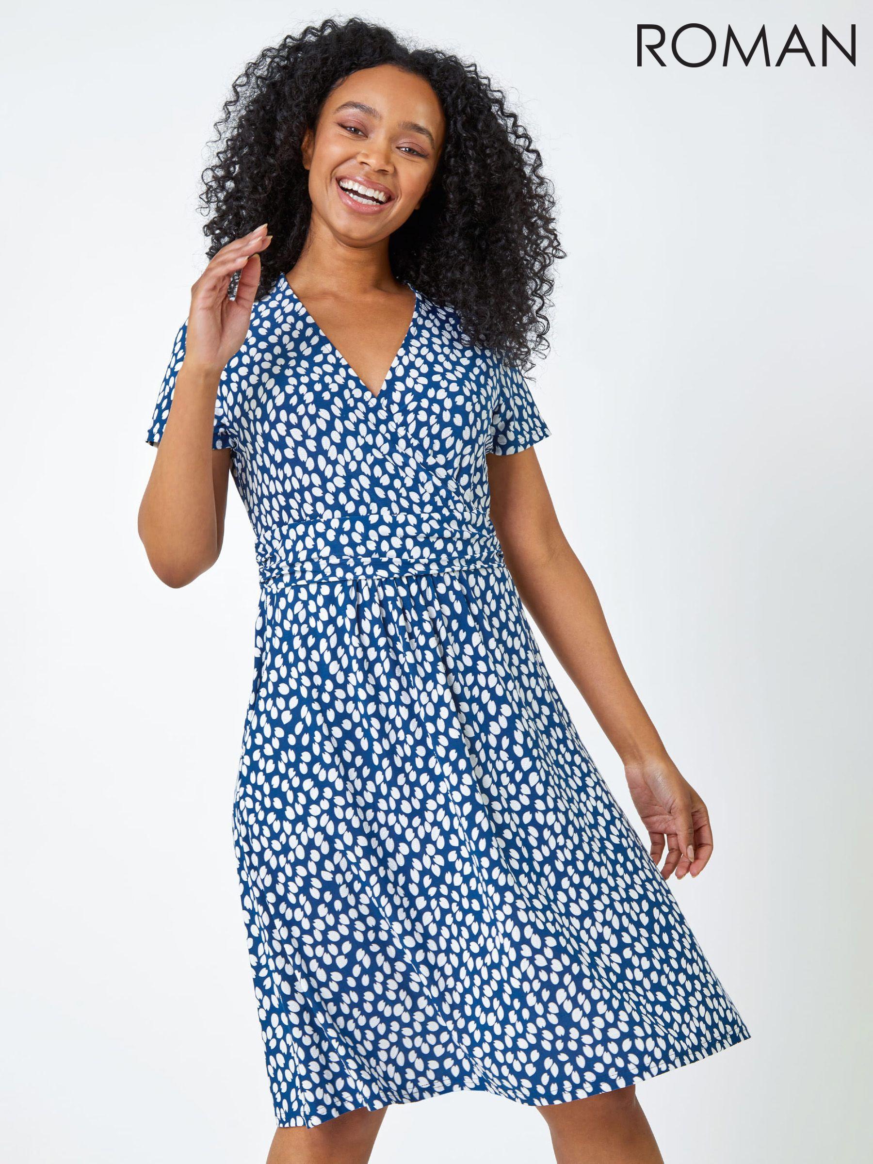 Buy Women s Knee Length Summer Dress Print Dresses Online Next UK