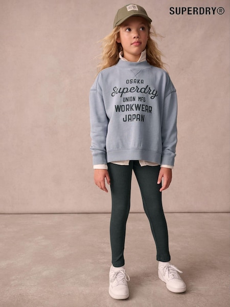 Superdry Grey Workwear Sweat and Leggings Set (Q65691) | £31 - £37