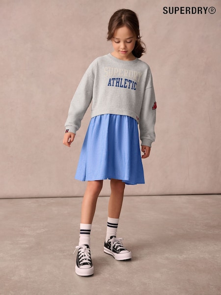 Superdry Grey Athletic Sweat Dress (Q66467) | £33 - £35