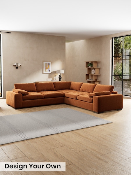 Etched Chenille/Rust Orange - Melbourne Luxe By Made