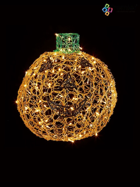 Premier Decorations Ltd 60cm Lit 3D Soft Acrylic Pumpkin Light Sculpture (Q67141) | £120