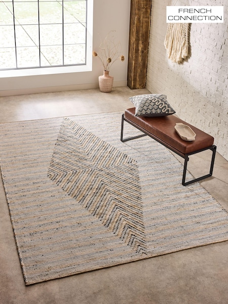 French Connection Natural Kisumu Handwoven Jute Rug (Q67476) | £140 - £360