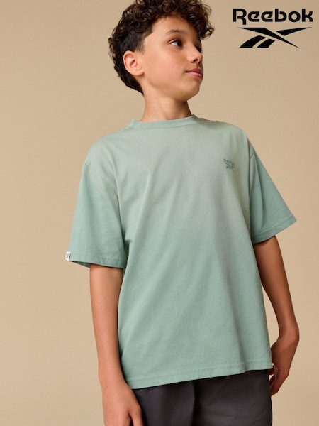Reebok Boys Oversized 100% Cotton Logo T-Shirt (Q67602) | £12 - £18