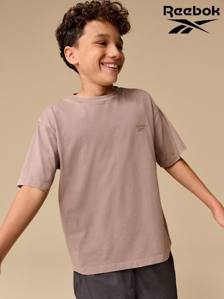 Reebok Boys Oversized 100% Cotton Logo T-Shirt (Q67637) | £12 - £18