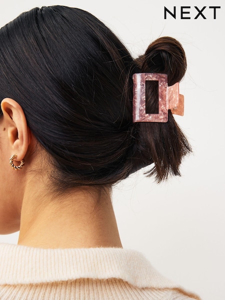 Pink Resin Hair Claw Clip (Q67717) | £6