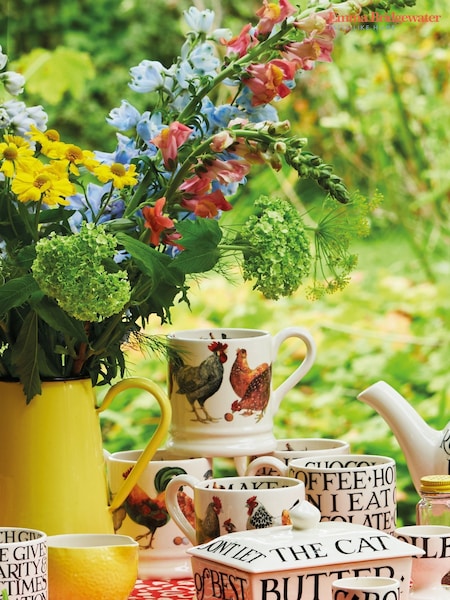 Emma Bridgewater Set of 2 Cream Rise & Shine 1/2 Pint Mugs Boxed (Q68052) | £50