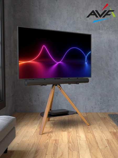 AVF Natural Hoxton Sound Freestanding Tripod TV Stand (Q68311) | £270