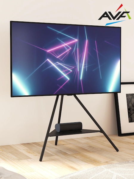 AVF Black Tiga Metal Tripod TV Stand (Q68388) | £130