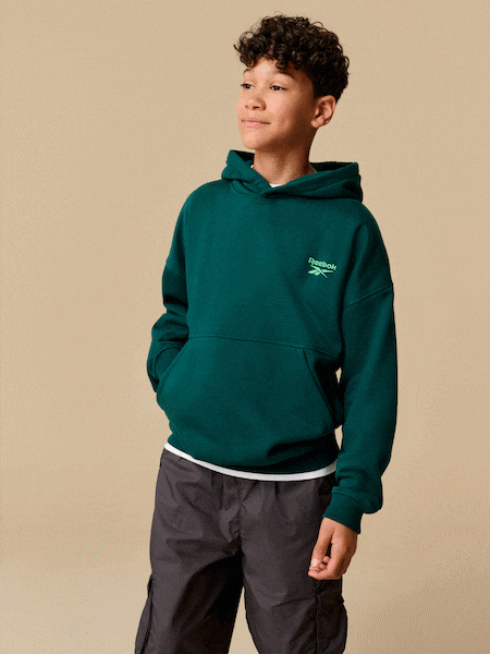 Reebok Oversized Boys Logo Hoodie (Q68492) | £20 - £26