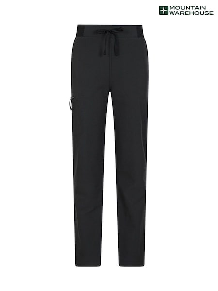 Mountain Warehouse Black Adventure Water Resistant Womens Trousers (Q69096) | £64