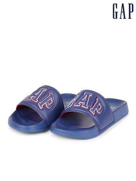Gap Navy Blue Kids Austin Logo Sliders (Q69489) | £20