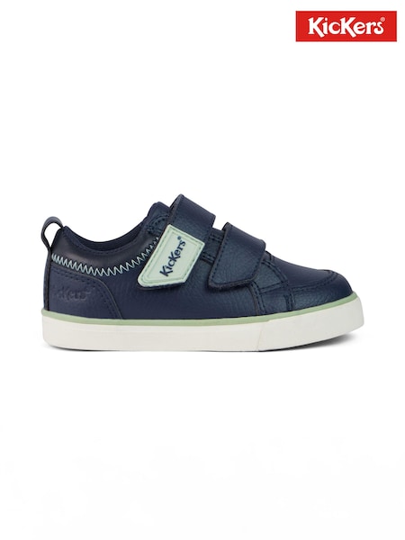 Kickers Blue Tovni Twin Zig Zig Trainers (Q69834) | £45