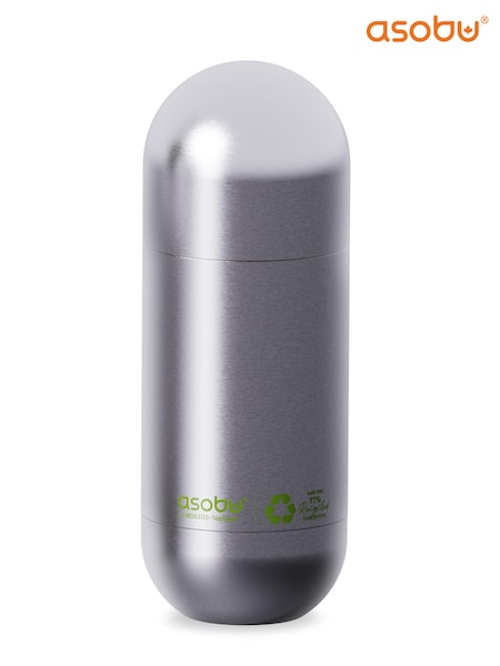 Asobu Silver Orb Drinks Water Bottle (Q71371) | £33
