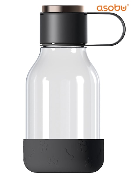Asobu Black Tritan 2-in-1 Dog Bowl & Water Bottle (Q71400) | £23