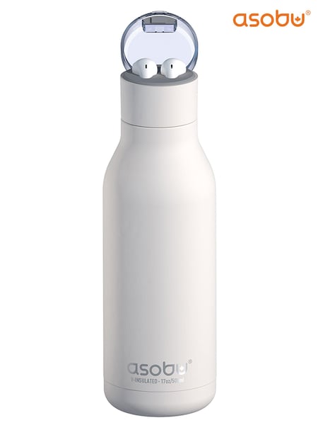 Asobu White Earphone H2 Audio Insulated Water Bottle (Q71416) | £43