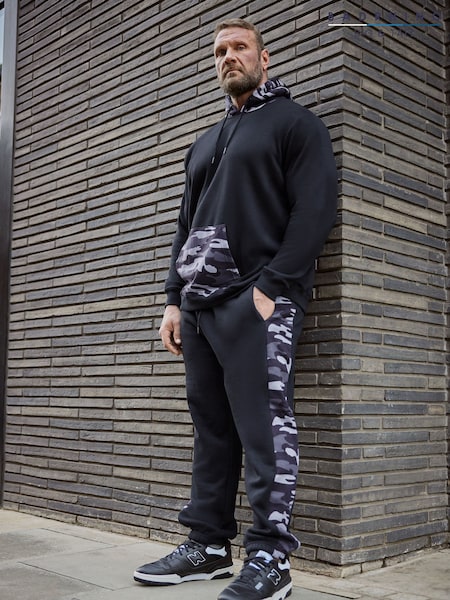 BadRhino Big & Tall Black Hoodie (Q71520) | £32