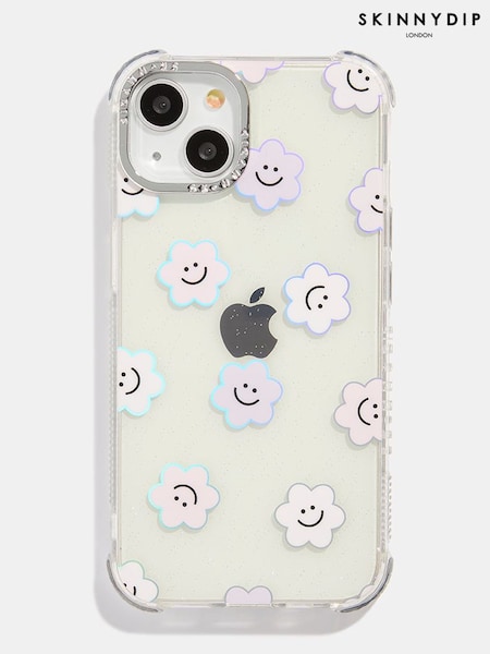 Skinnydip Happy Lilac Daisy iPhone 14 Pro Case Care Bears Rainbow (Q72245) | £24