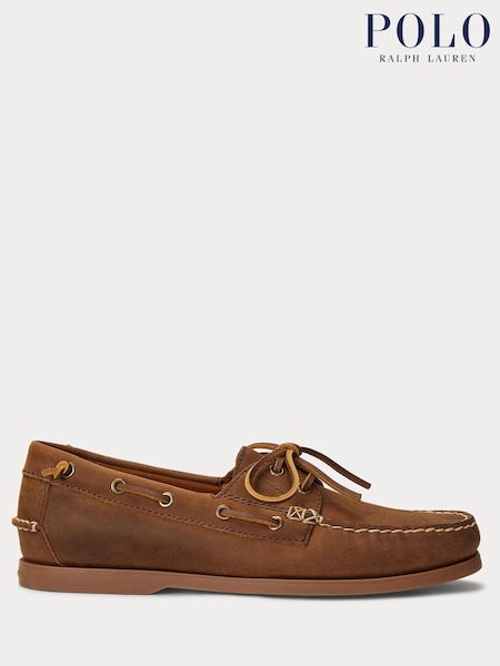 Polo Ralph Lauren Brown Merton Boat Shoes (Q72783) | £165