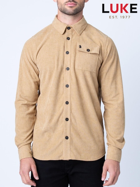 Luke 1977 Natural 100% Cotton Canberra Shirt (Q73121) | £90