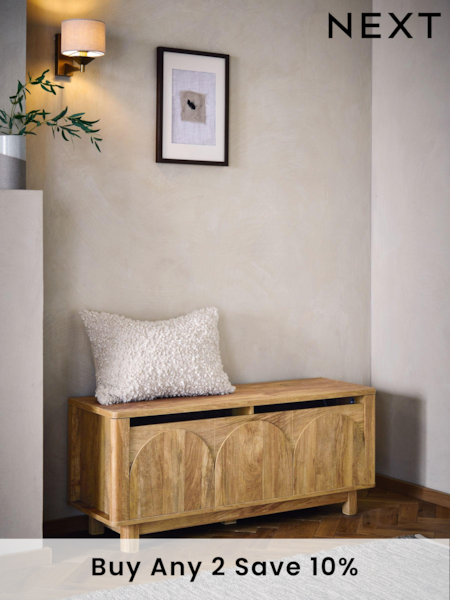 Light Natural Arches Storage Trunk (Q73938) | £299