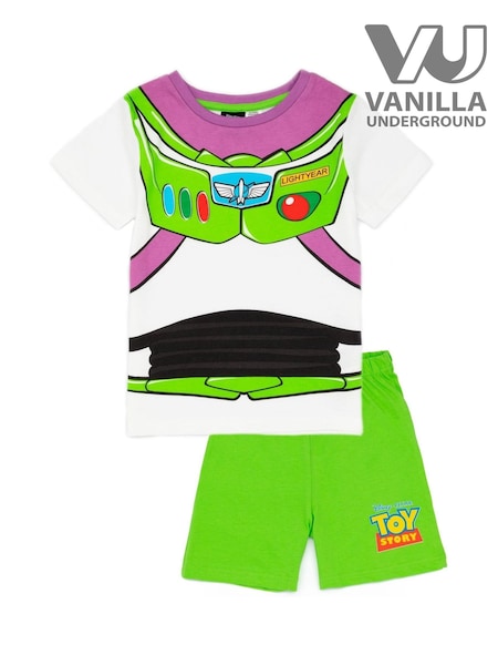 Vanilla Underground Green Boys Licensing Short 100% Cotton Pyjamas (Q74646) | £15