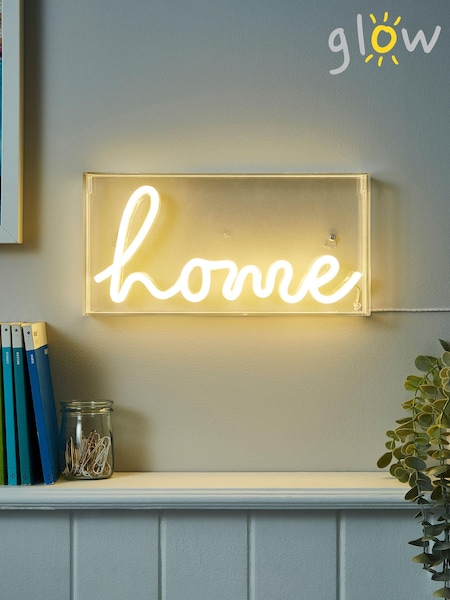glow White LED Home Acrylic Light Box (Q74689) | £25