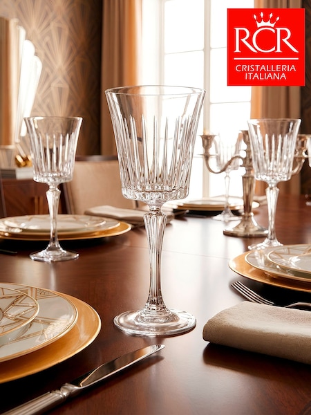 Rcr Set Of 6 Timeless Wine Glasses 23cl