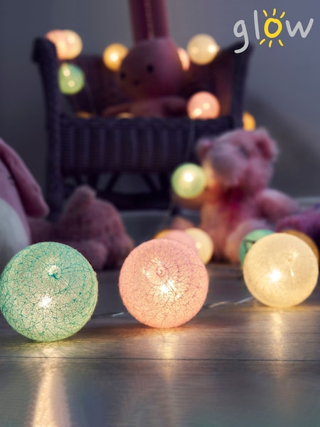 glow Pom Pom String Lights (Q74803) | £18