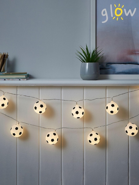 glow White Football String Lights (Q74805) | £18