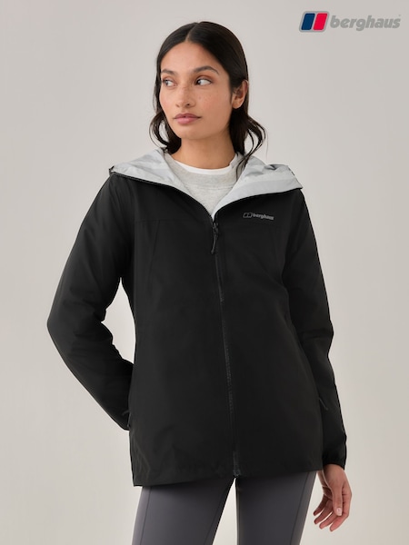 Berghaus Black Womens Deluge Pro 3.0 Waterproof Jacket (Q75186) | £120