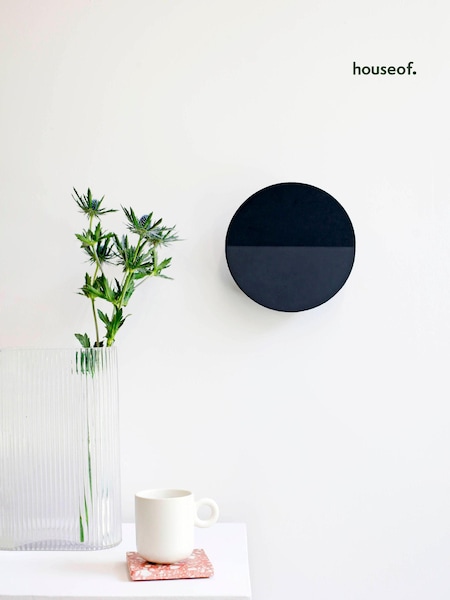 Houseof. Grey Round Diffuser Wall Light (Q75357) | £150
