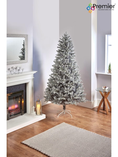 Premier Decorations Ltd Green Snowy Cherry Pine 7ft Christmas Tree (Q76170) | £170
