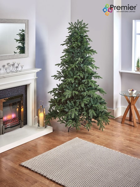 Premier Decorations Ltd Green 7ft Calgary Spruce PE/PVC Christmas Tree (Q76211) | £180