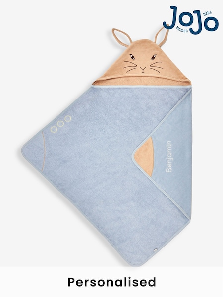 JoJo Maman Bébé Personalised Peter Rabbit Hooded Towel (Q77220) | £27