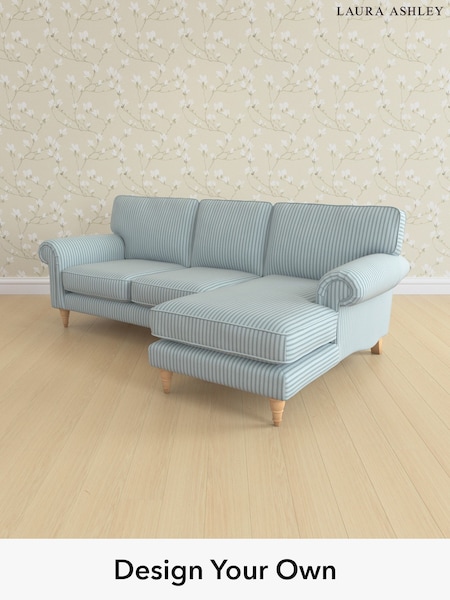 Lyme Regis/Seaspray Blue Kingston By Laura Ashley (Q77327) | £2,325