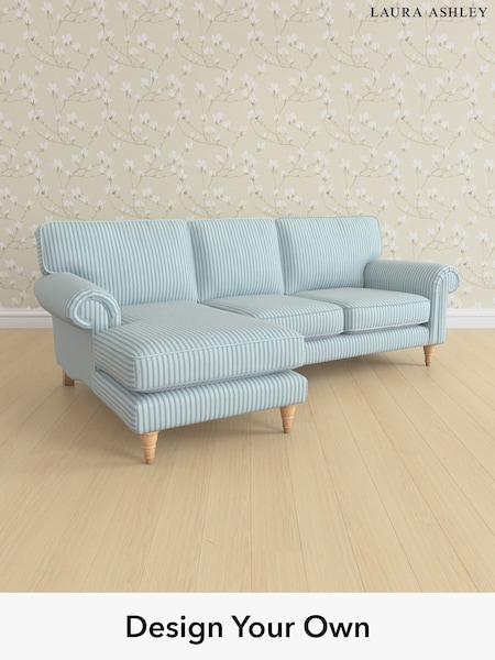 Lyme Regis/Seaspray Blue Kingston By Laura Ashley (Q77327) | £2,325